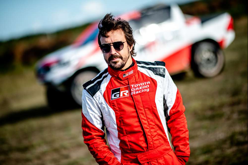 Fernando Alonso continua a testar a Toyota Hilux para o Dakar 2020