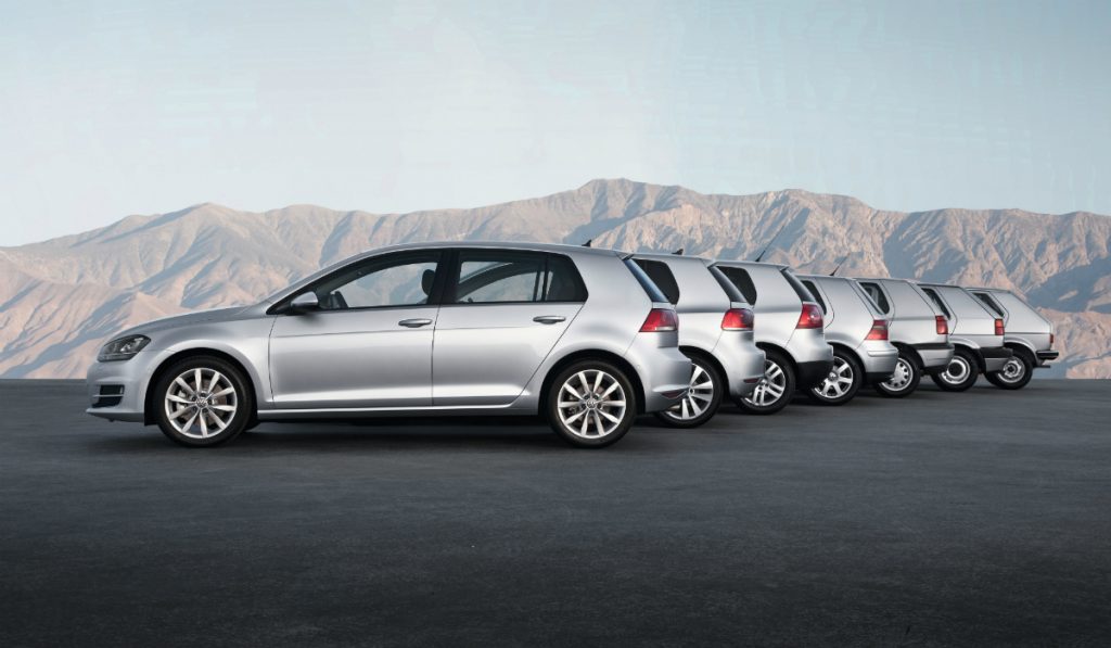 Volkswagen Golf, a breve descrição de sete gerações e 45 anos de história