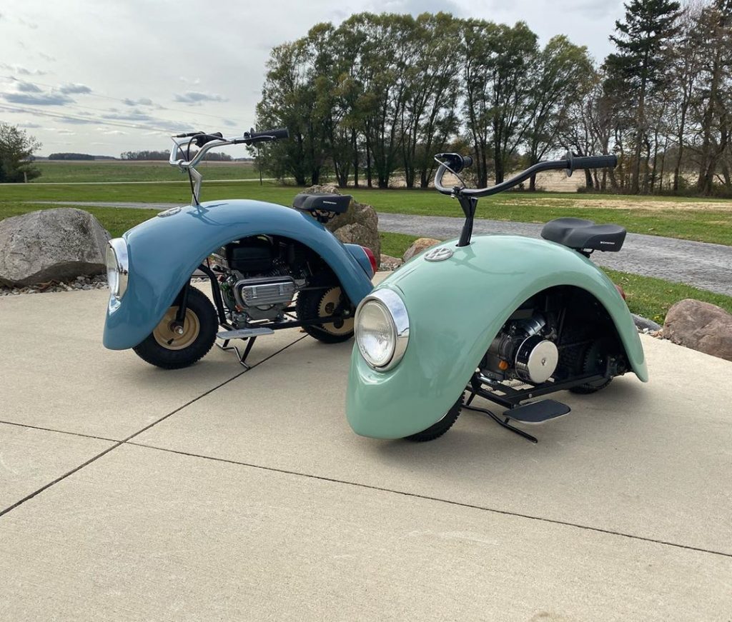 Volkswagen Carocha dá origem a duas motos fora do comum