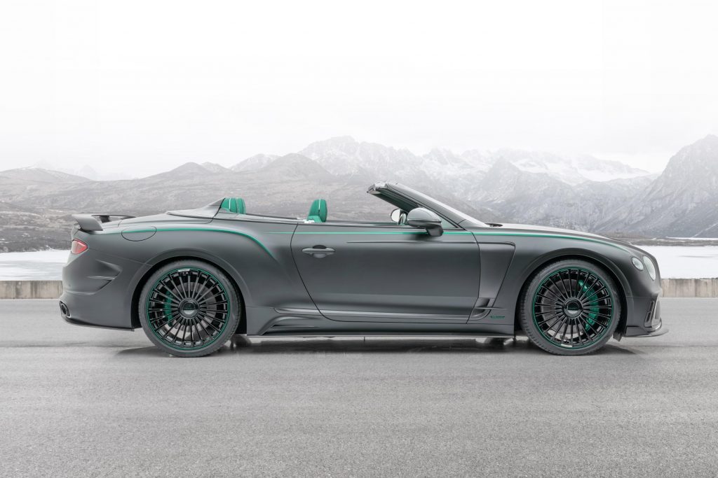 Este Bentley Continental GT Cabrio da Mansory recebe visual agressivo