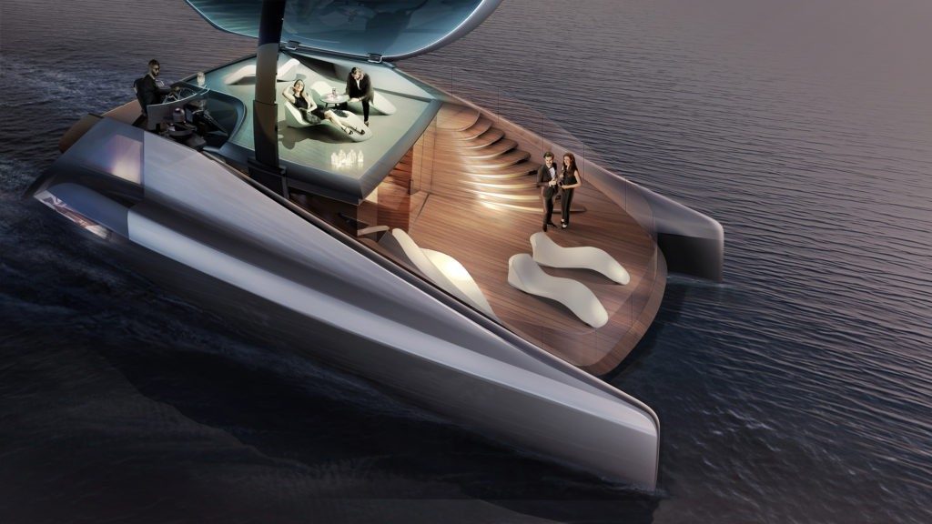 Catamaran em forma de piano mostra que design não tem limites